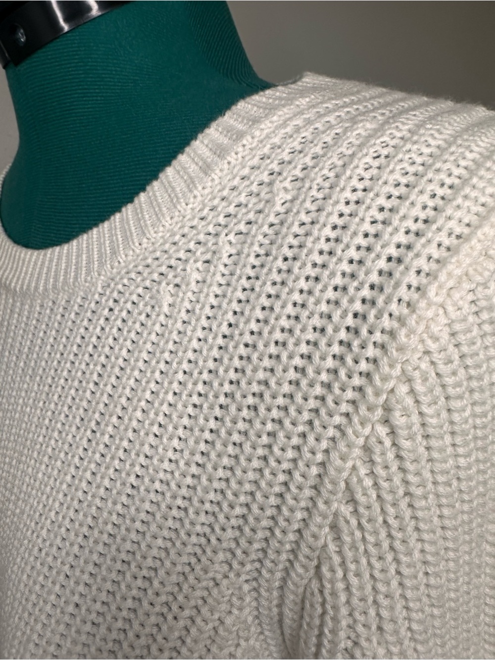 J. Crew Ivory Crewneck Sweater XS - Picture 5 of 7